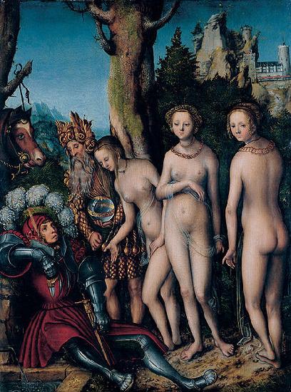 Lucas Cranach the Elder The Judgment of Paris oil painting picture